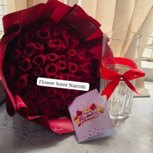 BIRTHDAY RED roses