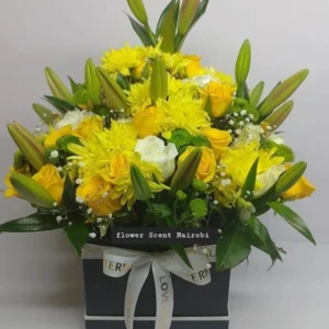 Mixed flowers box