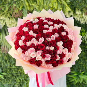 RED AND PINK LARGE BOUQUET