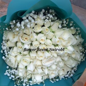 SOFT WHITE ROSES
