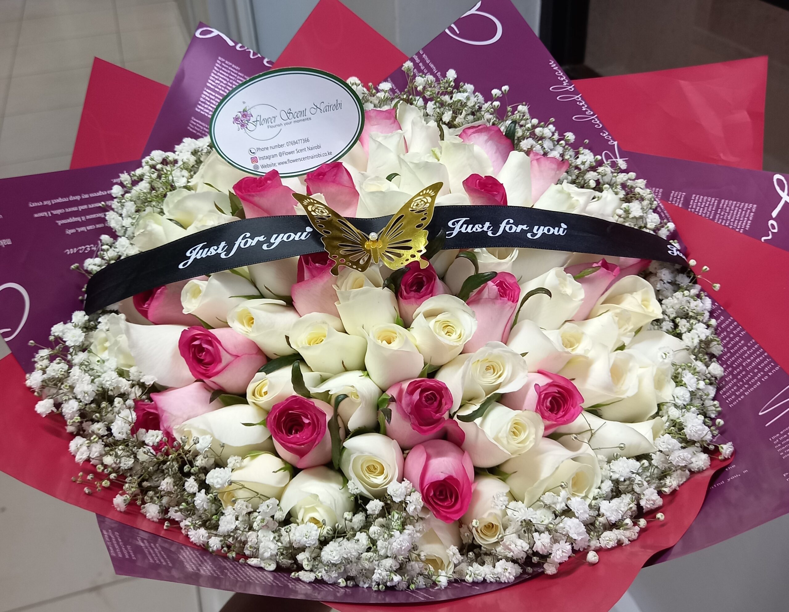 blush pink roses in nairobi