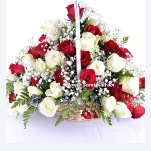 roses basket in nairobi