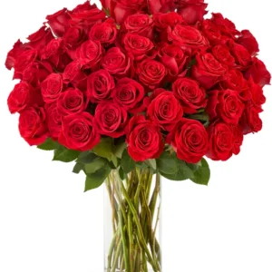 red roses in a vase flowers delivery in upperhill for fresh flowers