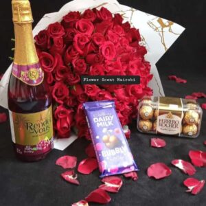 romantic flowers delivery in Nairobi 70 Red Roses Bouquet